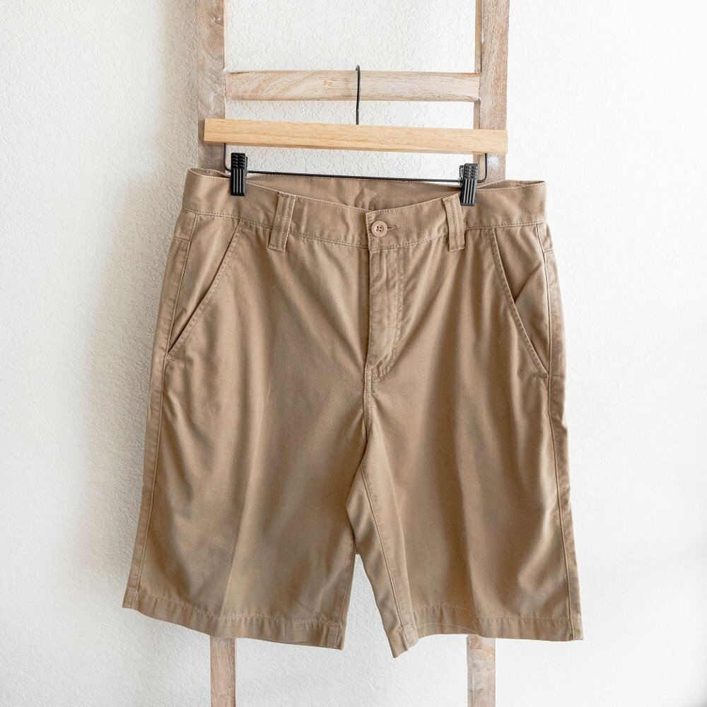 The North Face Men's Size 32 Long Tan 100% Cotton 11" Chino Shorts